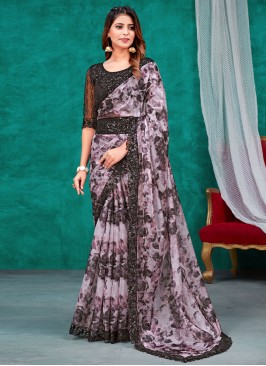 Cherubic Border Sangeet Classic Saree