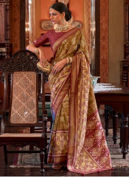 Cherubic Digital Print Traditional Saree