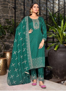 Cherubic Embroidered Silk Salwar Kameez