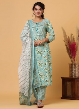 Chic Cotton Festival Pant Style Suit