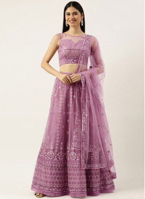 Chic Embroidered Sangeet Trendy Lehenga Choli