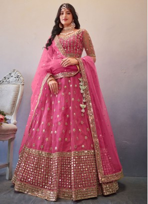 Chic Sequins Trendy Lehenga Choli