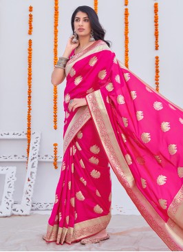 Classical Banarasi Silk Ceremonial Classic Designer Saree