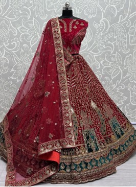 Classical Dori Work Rani Lehenga Choli