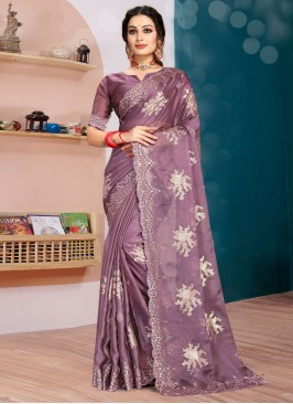 Classical Embroidered Sangeet Trendy Saree