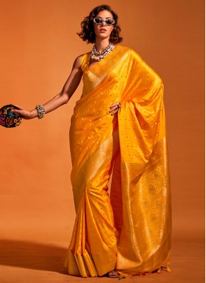 Classical Handloom silk Party Trendy Saree