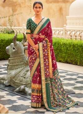 Classical Patola Silk  Designer Saree