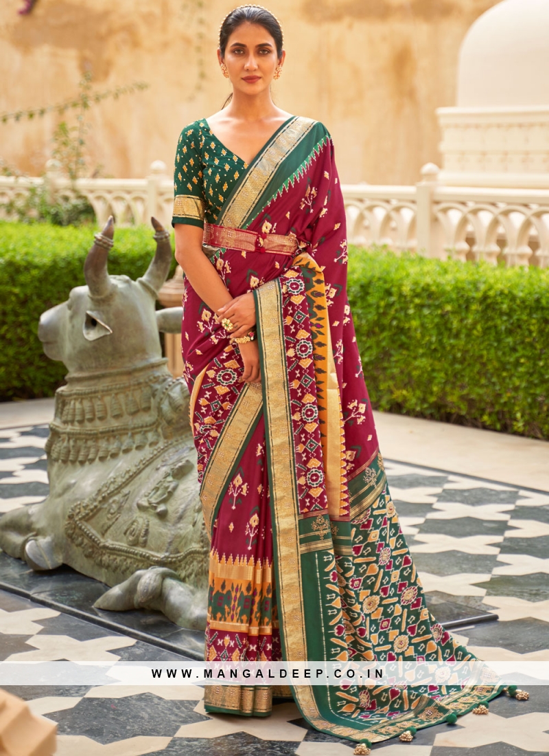 Classical Patola Silk  Designer Saree
