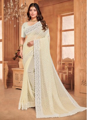 Classical Sequins Ceremonial Trendy Saree