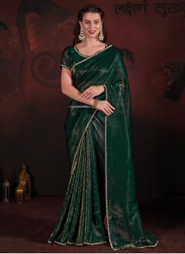 Classical Zircon Chiffon Classic Saree