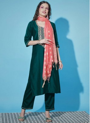 Classy Cotton Silk Festival Salwar Kameez