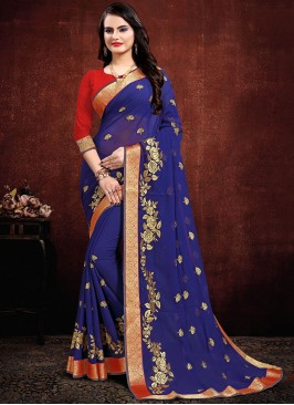 Classy Georgette Festival Contemporary Saree