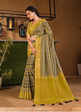 Classy Multi Colour Ceremonial Contemporary Saree