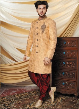 Classy Orange Indo-Western Attire