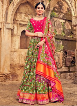 Classy Silk Embroidered Trendy Lehenga Choli