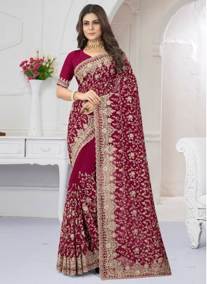 Compelling Diamond Designer Saree