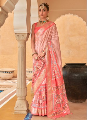 Compelling Patola Silk  Wedding Classic Saree