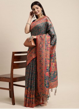 Congenial Cotton Contemporary Style Saree