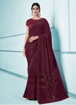 Congenial Sequins Classic Saree