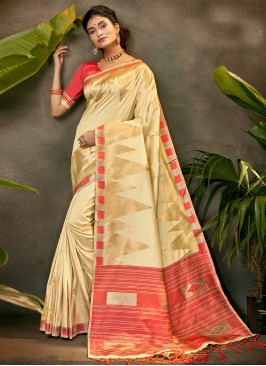 Congenial Woven Festival Classic Saree