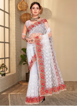 Conspicuous Contemporary Saree For Ceremonial