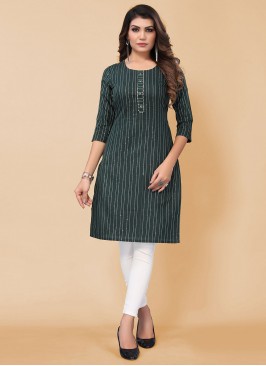 Conspicuous Polyester Casual Kurti