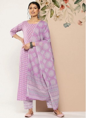 Cotton Pink Salwar Kameez