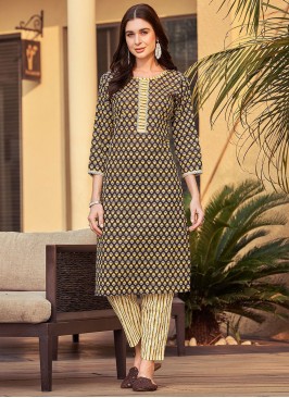 Cotton Print Multi Colour Designer Kurti