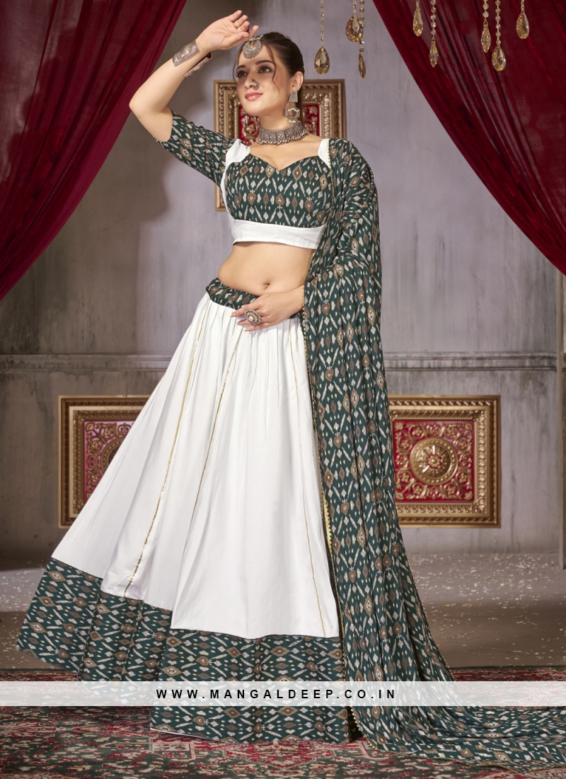 Shop Authentic White Designer Lehenga Online In India