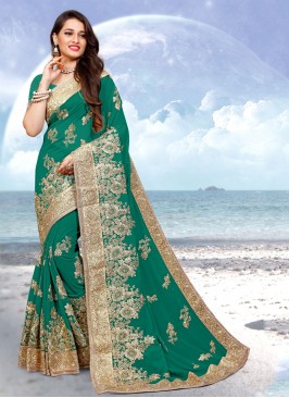 Customary Classic Designer Saree For Reception
