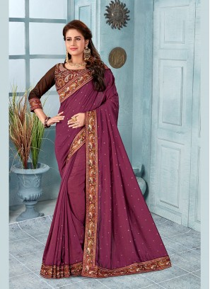 Customary Silk Designer Saree
