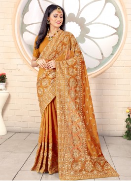 Customary Stone Work Festival Designer Traditional Saree