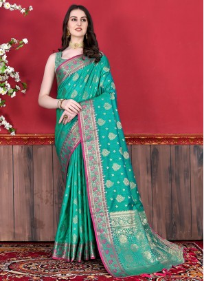 Cute Katan Silk Saree