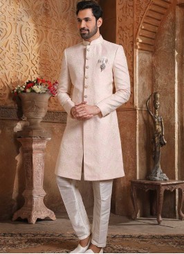 Dashing Light Pink Indo Western Set