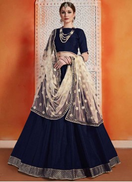 Dashing Zari Art Silk A Line Lehenga Choli