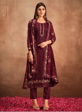 Dazzling Embroidered Trendy Salwar Suit