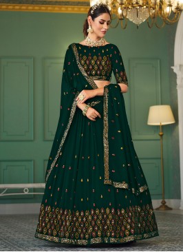 Dazzling Georgette Trendy Lehenga Choli