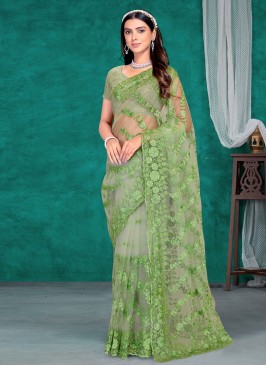 Dazzling Zari Net Classic Saree