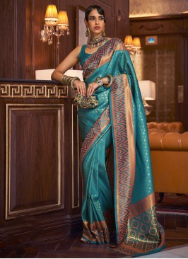 Delectable Handloom silk Wedding Trendy Saree