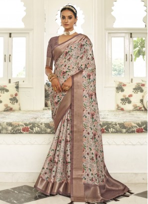 Delectable Viscose Ceremonial Contemporary Saree