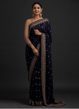 Demure Art Silk Festival Classic Saree