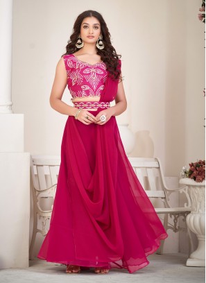 Demure Plain Sangeet Designer Lehenga Choli