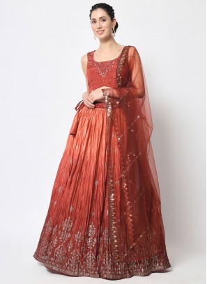 Demure Silk Lehenga Choli