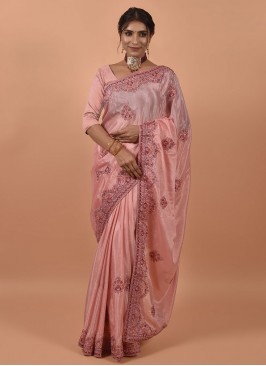 Deserving Embroidered Party Designer Saree