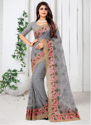 Deserving Net Designer Saree