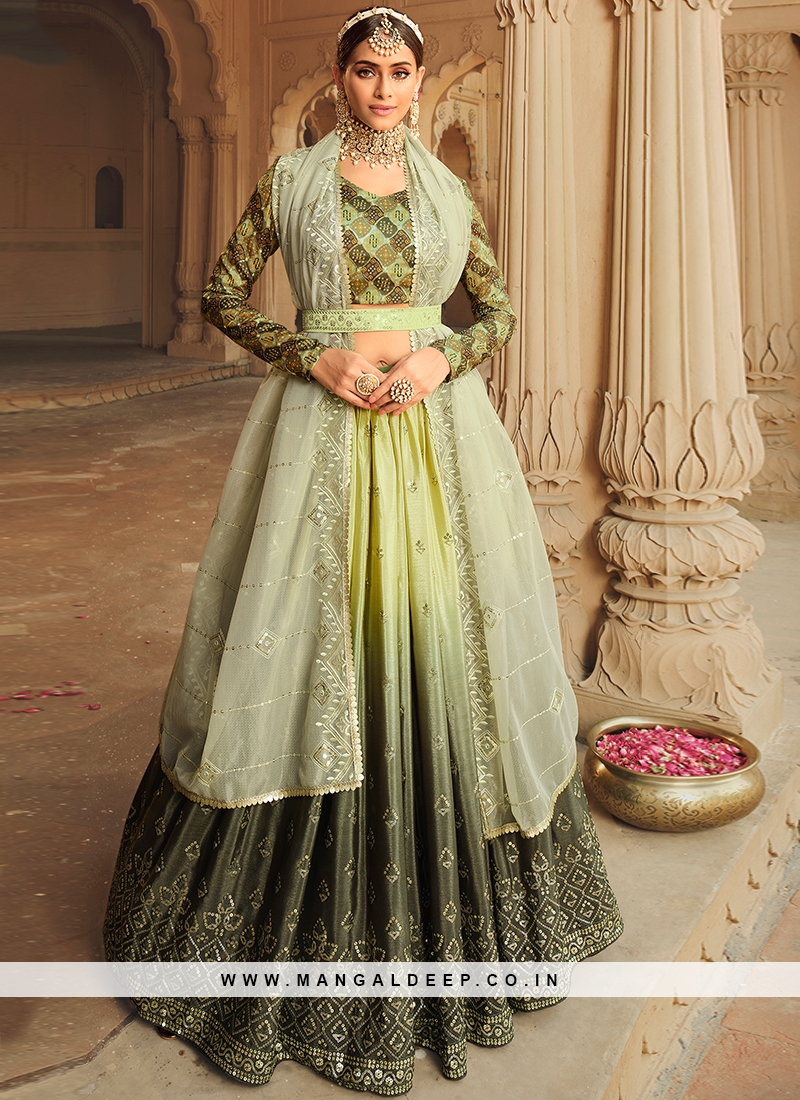 Pista Green Couple Twinning Wedding Special Combo - Indian Heavy Anarkali  Lehenga Gowns Sharara Sarees Pakistani Dresses in USA/UK/Canada/UAE -  IndiaBoulevard