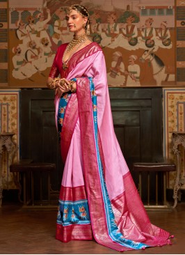 Desirable Border Traditional Saree