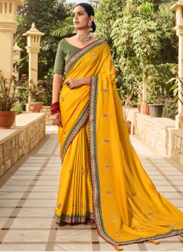 Dignified Embroidered Traditional Designer Saree