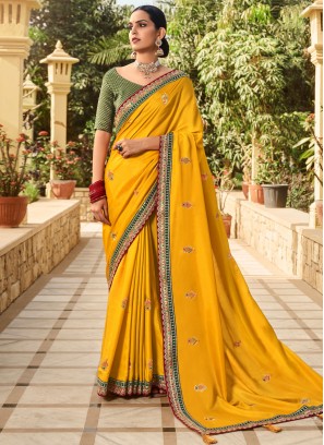 Dignified Embroidered Traditional Designer Saree