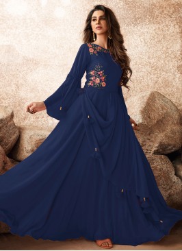 Dignified Georgette Party Gown 